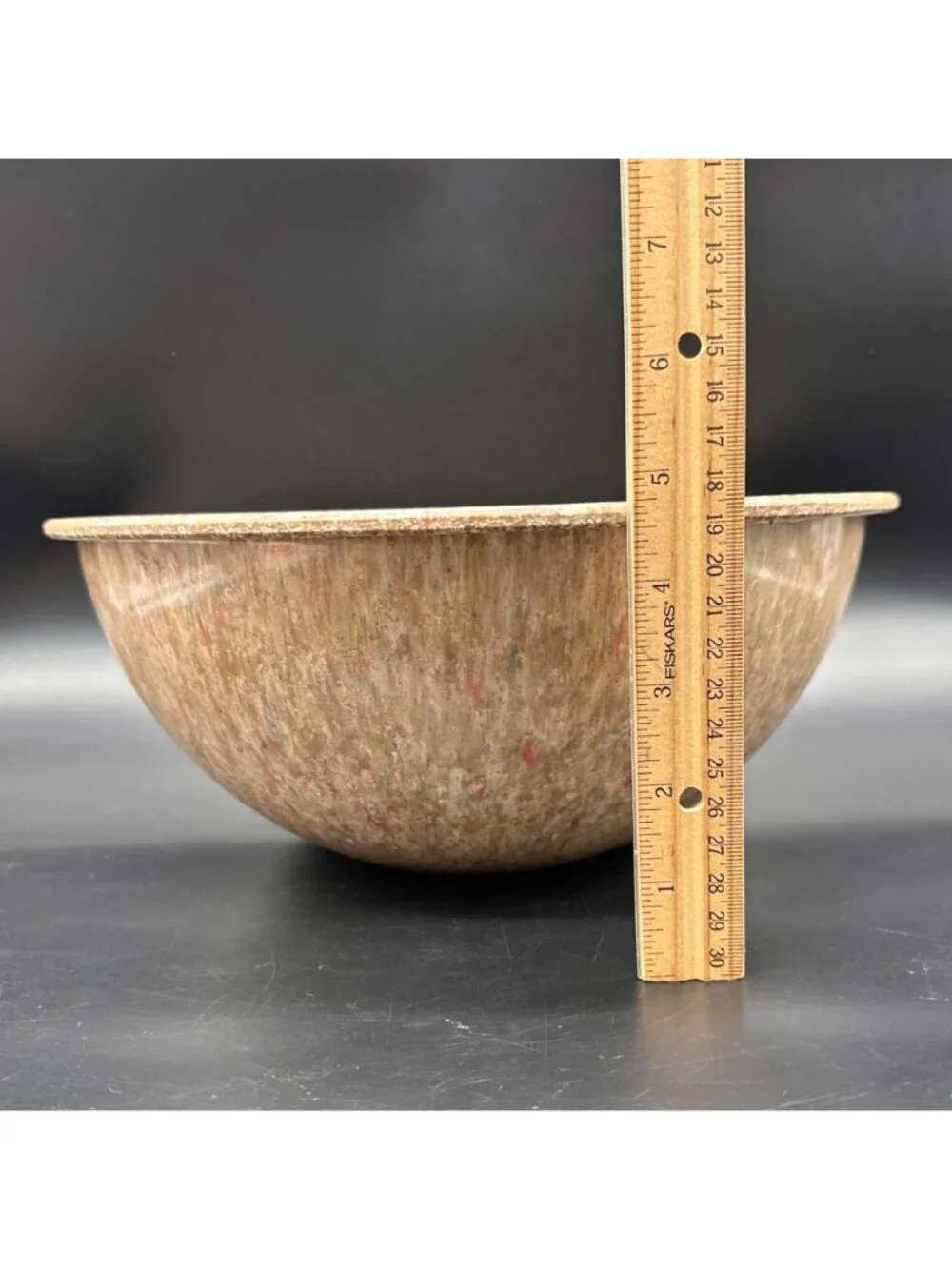 Vintage Melamine Confetti Bowl Mid Century Modern 1960s Retro Brookpark USA